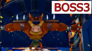 【クラッシュバンディクー2】BOSS3_タイニータイガー【実況】#18