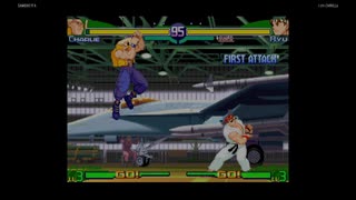 ストリートファイターZERO3　プレイ動画　ナッシュVSリュウ(自分)