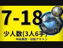 【アークナイツ効率】中級異鉄_初級アケトン 7-18 少人数(3人6手) 信頼度あげ