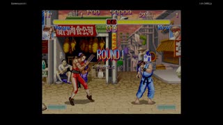 スーパーストリートファイターⅡX　プレイ動画　バルログVS隆(自分)