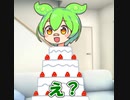 ケーキずんだもん、摂食されてしまう