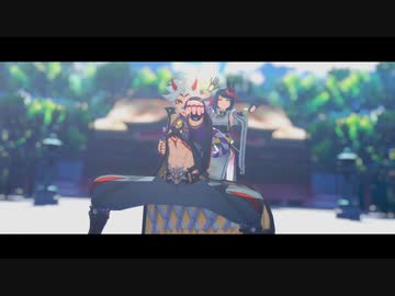【原神MMD】ジベタトラベル【九条裟羅/荒瀧一斗】