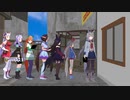 ラーメン屋、順番待ち【MMDウマ娘】