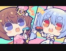【手描き】ダーツ対決でそらちゃんにぺこ虐されるぺこら【兎田ぺこら/ときのそら/ホロライブ切り抜き】【切り抜き漫画】