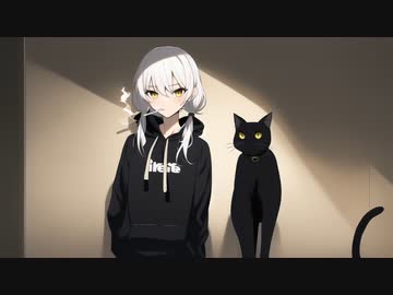 黒猫と煙草／RUHIA feat.可不
