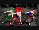 【MMD】悪魔の踊り方【重音テト　櫻花アリス　茅歌コナギ】