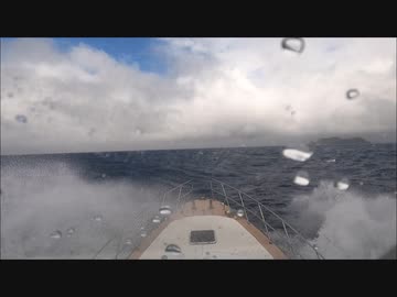 慶良間海峡　波高2.5m