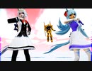 MMD、オグリ、メジロ、ガンダム、計2人と3体で、祝福、再制作版