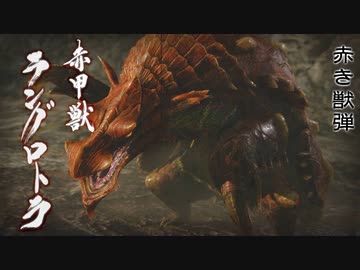 【MHRise】会長が赤き獣弾ラングロトラを攻略実況