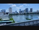 ハノイ都市鉄道　タイハ駅からドンダー湖の眺め 2022年7月