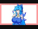 【東方手書き】霊夢におっぱいたゆんたゆんさせられる大人チルノ【手描きアニメ】