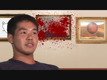 美術館で名画に糞をぶっかける先輩