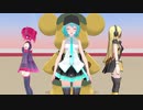 【MMD】ジャナイ　Ja-nay Gymnastics　モーション試作【ポンキッキーズ】