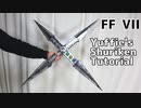 【Final Fantasy VII 】Yuffie's shuriken tutorial - How to make cosplay ninja weapon