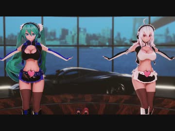 【MMD】宵々古今【RQ style(Black) ミク ハクさん 】