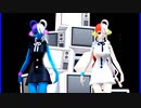 MMD、ウタ、計2人、で、ハルジオン