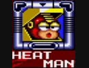 [実況]  ロックマンシリーズ（NES・3DS・FC・MD・GB・PS・PS2・NGP）ヒートマンステージ見比べ（ロールちゃん追加）