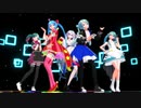 【MMD】ミクちゃんたちでパンプキンズナイトメア【カメラ配布】