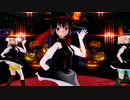 【東方MMD】霊夢・魔理沙・アリスで「Happy Halloween」1080P