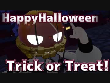【VRChat】カボチャを被る動画