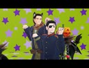 【金カムMMD】Happy Halloween キャットアイメイク【杉元佐一　尾形百之助】