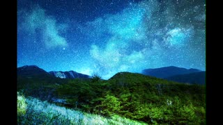 【夜の草原を散策】自然の中を散策♪足音とRelaxing Natural Sounds-勉強用BGM・作業用BGM♪集中力up‼︎