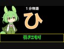 【VOICEVOX劇場】【1分物語】ひ：引きこもり