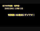 紅子の宇宙船 －音声版－ 2022年11月01日