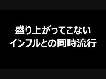 盛り上がってこないインフルとの同時流行