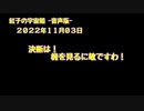 紅子の宇宙船 －音声版－ 2022年11月03日