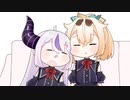 【手描き】いろはと持ち物がお揃いになってしまうラプ様【ホロライブ/ラプラス・ダークネス/風真いろは】