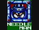 [実況]「ロックマンシリーズ（NES・3DS・FC・MD・GB・PS）」ニードルマンステージ見比べ（ロールちゃん追加）