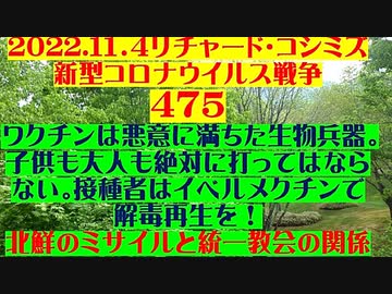 【2022年11月04日：リチャード・コシミズ Internet 講演 （ ニコニコ生放送 ）（ 改良版 ）】
