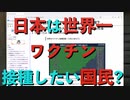 日本は世界一ワクチン接種したい国民?