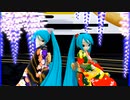 MMD、ミク計2人、で、大正浪漫