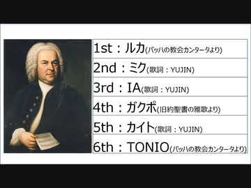 6声のリチェルカーレ【第十三回ボカロクラシカ音楽祭】