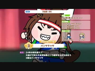 【ウマ娘たぬき】たぬきで振り返る2022天皇賞(秋)