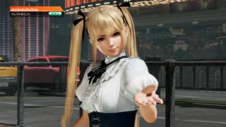 【DOA6】ロビーマッチ対戦記録　マリー・ローズ（★★）× ブラッド・ウォン（U-）