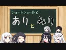 ショートショートとありとみり