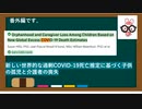 久々の動画 番外編 2　新しい世界的な過剰なCOVID-19死亡推定に基づく子供の孤児と介護者の喪失