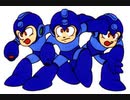 [実況/無言]「ロックマン3（PS・MD・FC・NES）」ワイリーステージ3（ホログラフロックマンズ）見比べ