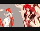 【MMD】奈落【重音テト　波音リツ】