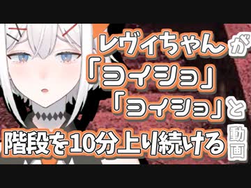 【ヨイショ】レヴィちゃんが可愛く階段を上がる動画（10分）【ヨイショ】