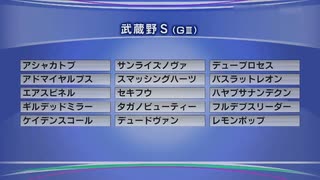 最終追い切り武蔵野S2022 GⅢ