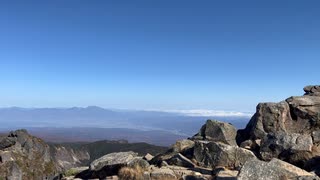 東天狗岳　頂上にて