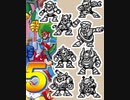 [実況/無言]「ロックマンワールド5（GB）」ワイリーステージ1（ロックマンキラー&ボスラッシュ12体）2回分
