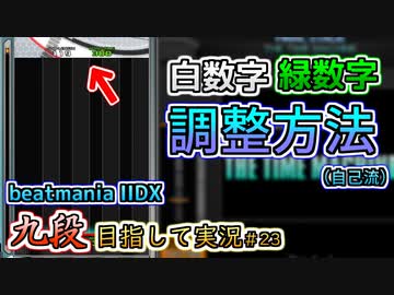 【beatmania IIDX】自分なりの判定の合わせ方【後付実況 #23】