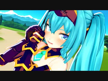 【MMD】レーシングミク2015ブラックでお願いダーリン【偽MME配布】
