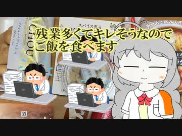 残業多くてキレそうなのでご飯を食べます