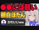 配信中に珍しく隙を見せ視聴者に心配される獅白ぼたん【ホロライブ切り抜き】